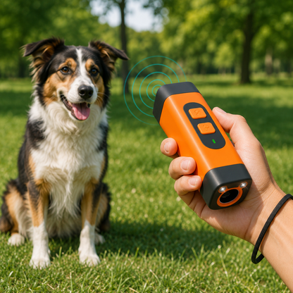 Handheld Dog Training Device Rechargeable Ultrasonic