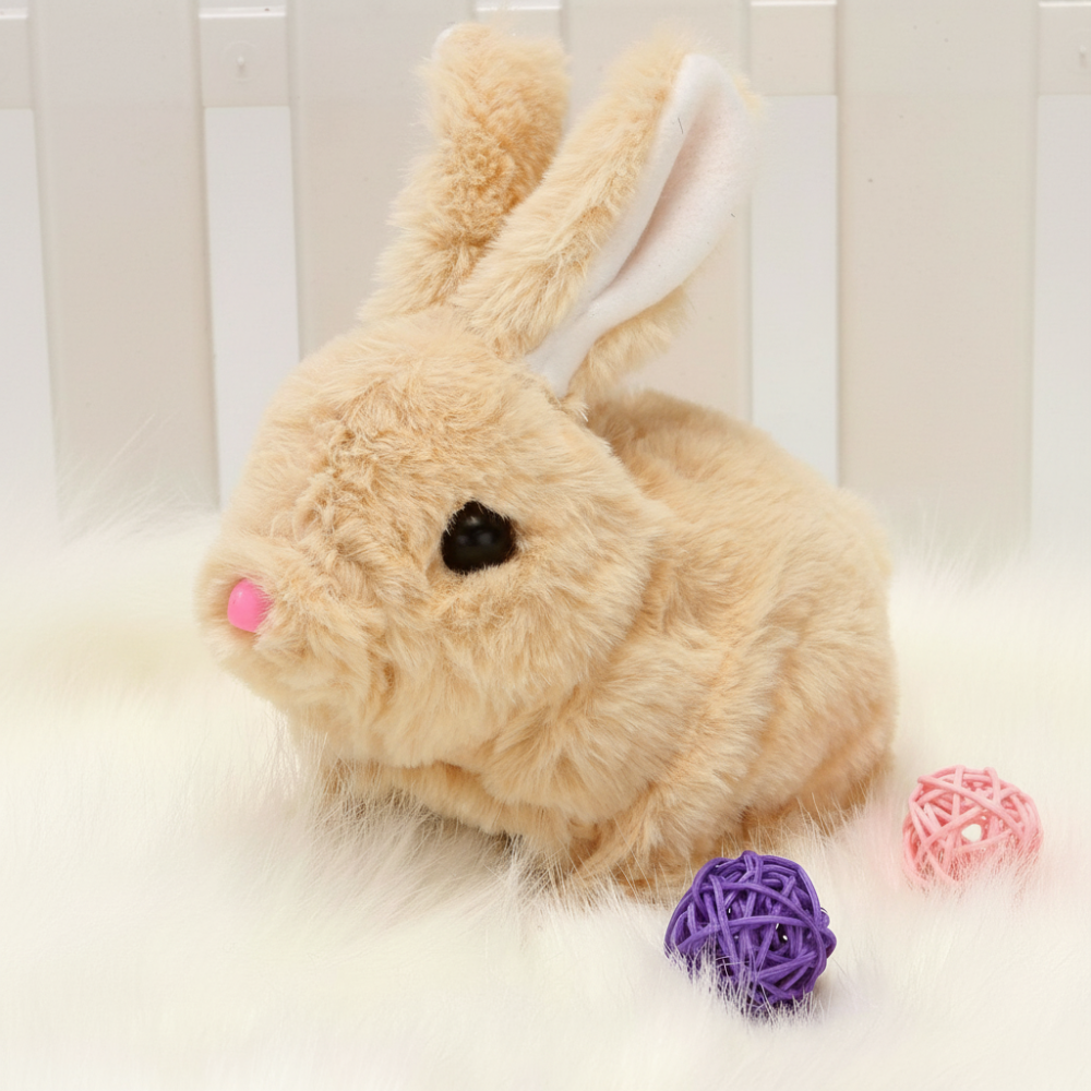 Giocattolo Coniglio Di Peluche Realistico Interattivo E Reattivo Per Bambini