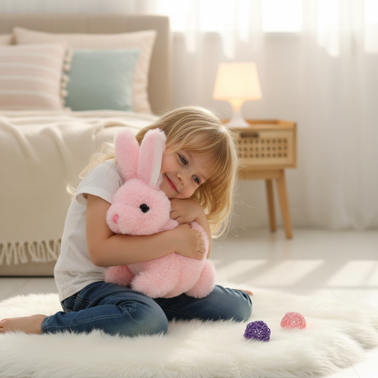 Giocattolo Coniglio Di Peluche Realistico Interattivo E Reattivo Per Bambini