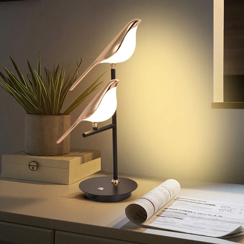 Golden Birdlight Wall Lamp | Modern Nordic LED Wall Sconce