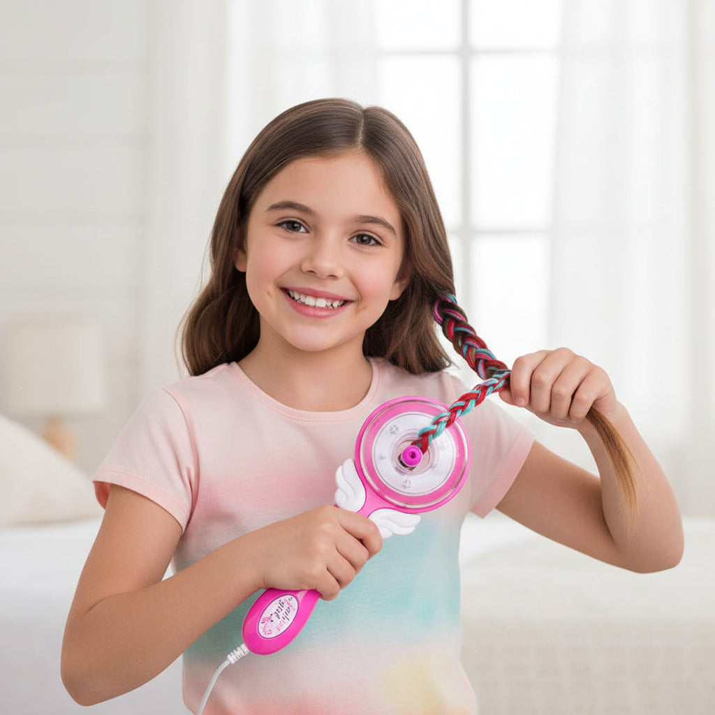 Trançador Cabelo Elétrico Infantil Ferramenta Tranças Automática