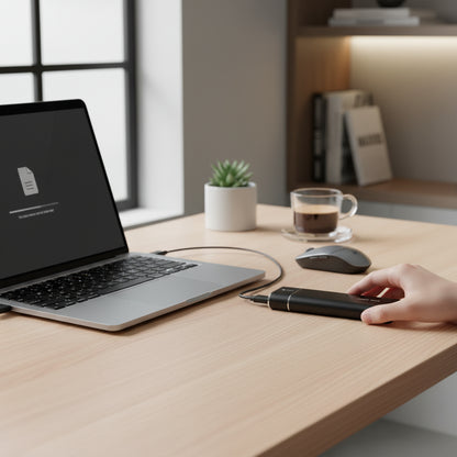 Externe tragbare SSD NVMe Festplattengehäuse USB 3.0