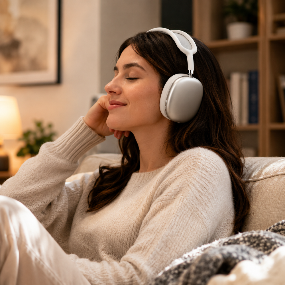 Kabellose Over-Ear-Kopfhörer mit Bluetooth und Geräuschunterdrückung