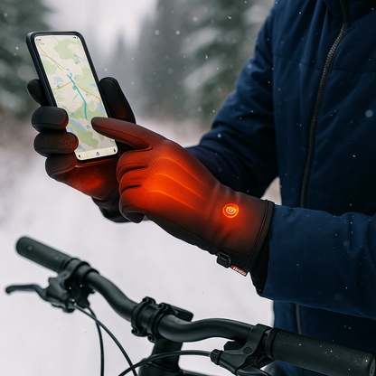 Thermisch beheizte Handschuhe Winter Sport Touchscreen Außenbereich