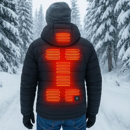Roupa de Inverno Aquecida Casaco Camada de Aquecimento para Exterior