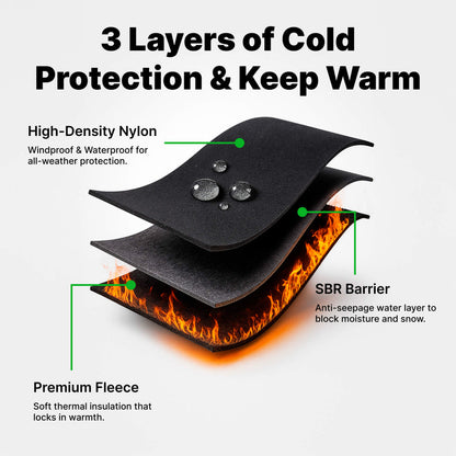 Winter Heated Gloves Electric Outdoor Touchscreen Grid Design - Image 6