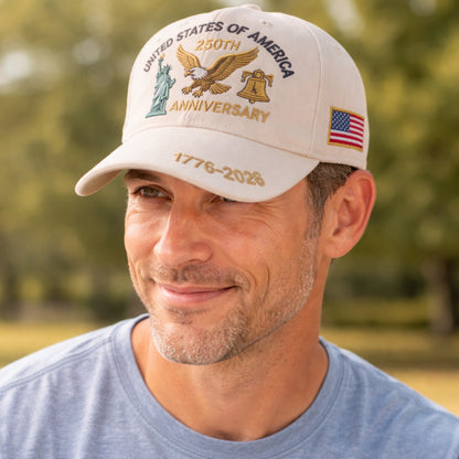 Cappello da uomo Berretto da baseball commemorativo patriottico per veterani