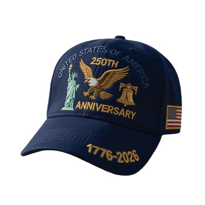 Cappello da uomo Berretto da baseball commemorativo patriottico per veterani