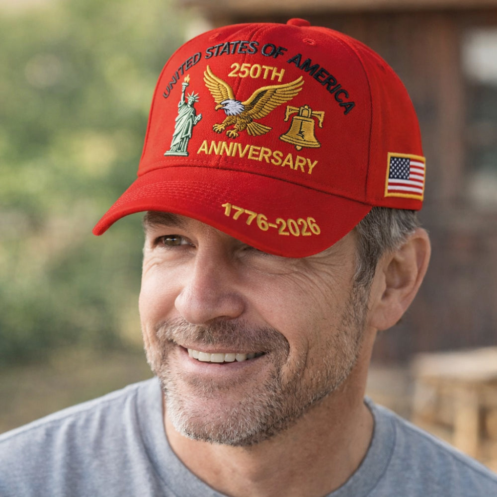 Cappello da uomo Berretto da baseball commemorativo patriottico per veterani