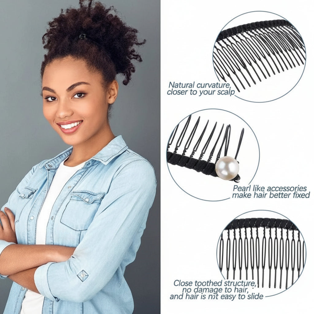 Haarspange Metall Krallenclip Retro Stil Starker Halt Dickes Haar