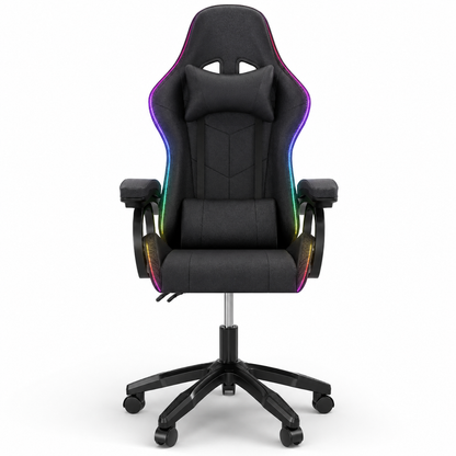 High Back Gaming Chair Rgb Recline Headrest Lumbar Support