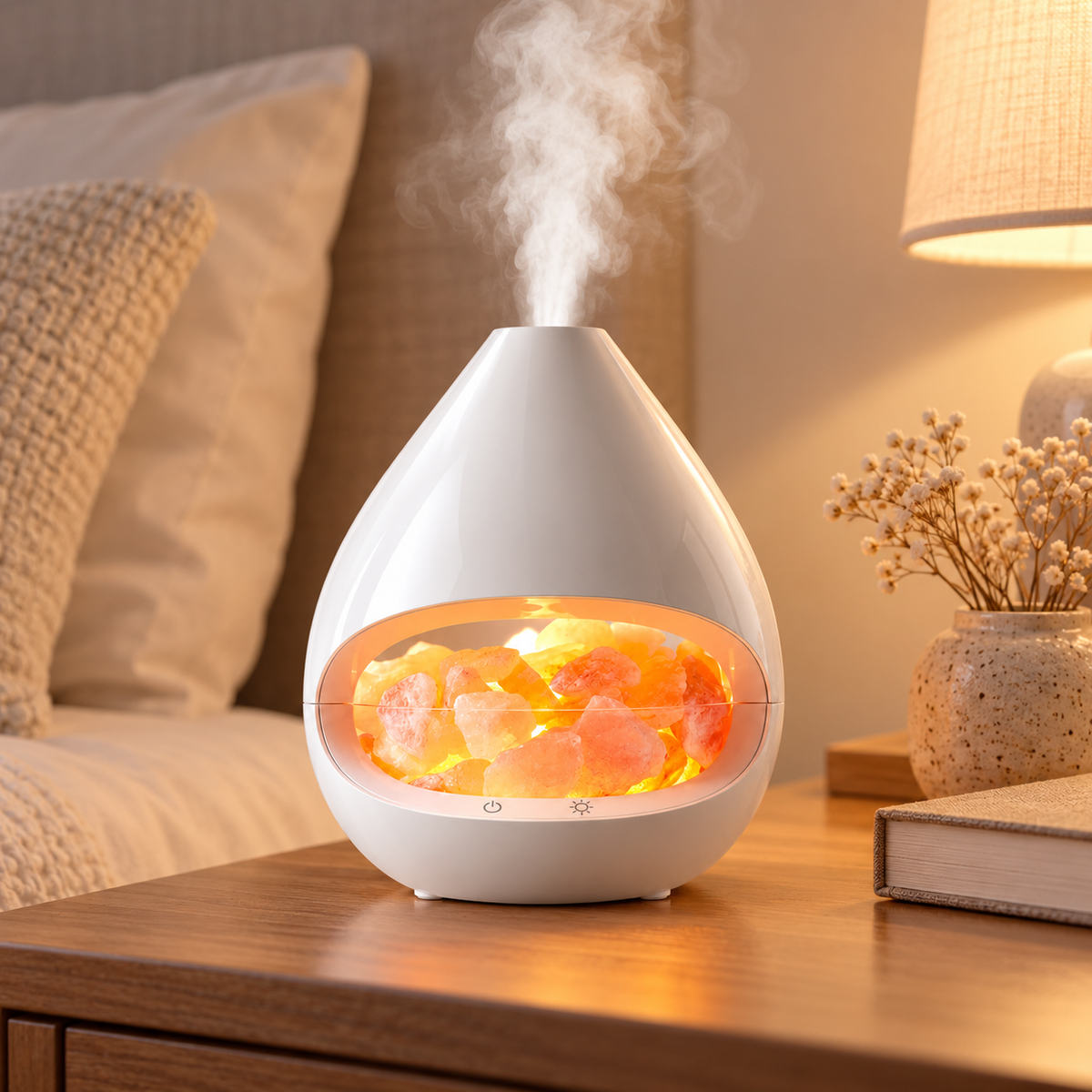 Himalayan Salt Lamp Diffuser Decorative Design
