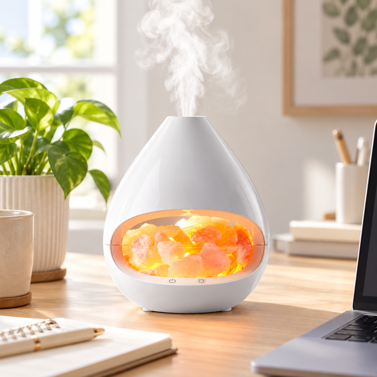 Himalayan Salt Lamp Diffuser Decorative Design