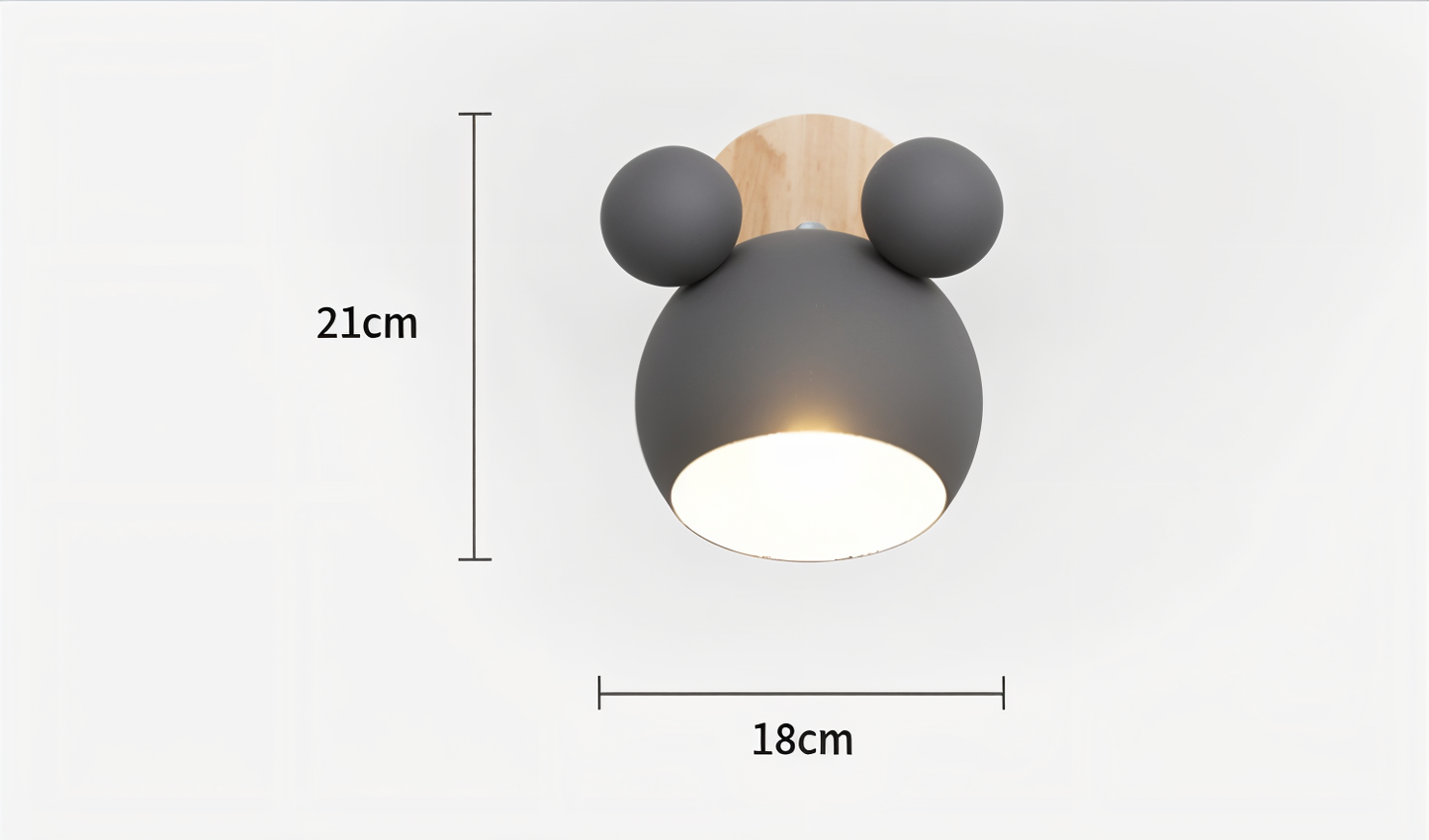 Lámpara de Pared FlashMouse | Diseño Moderno y Divertido