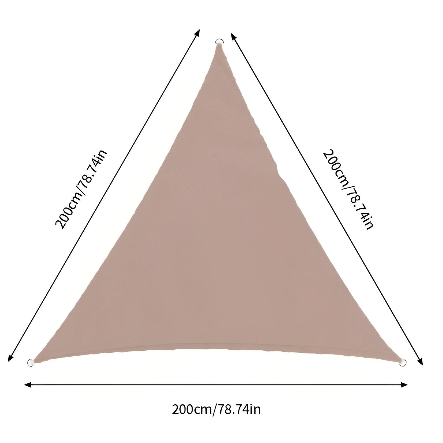 Vela de Sombra TriBlocker | Diseño Triangular Impermeable con Protección UV