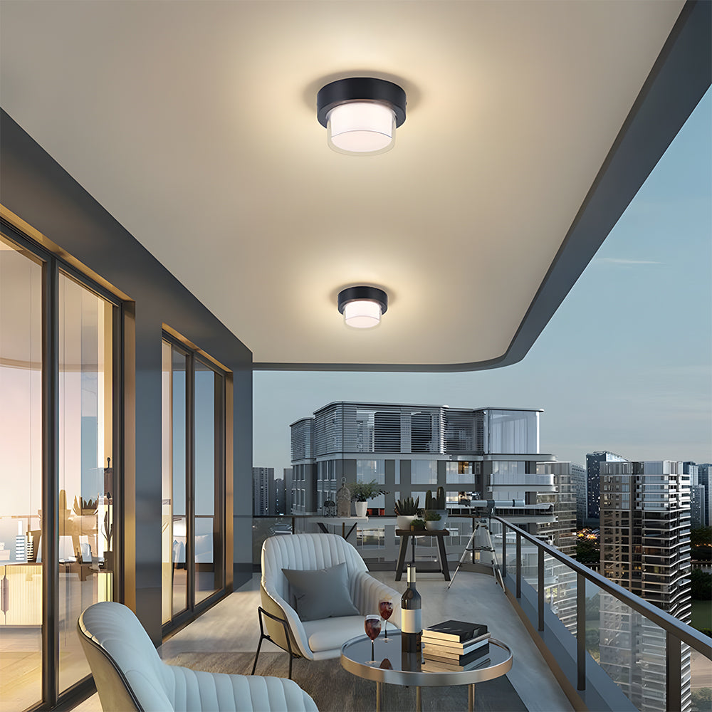Luz de Teto LED Exterior | Embutida à Prova de Água IP68