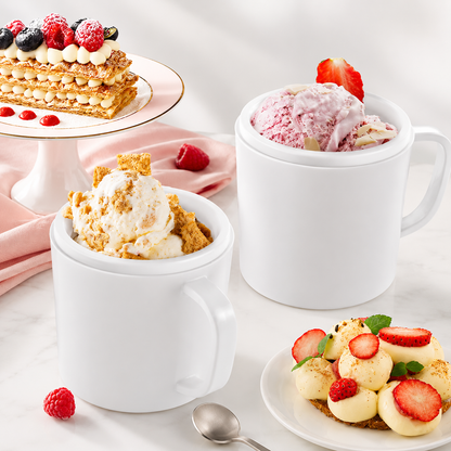 Macchina per Gelato da Banco con Doppia Ciotola per Dessert Surgelati