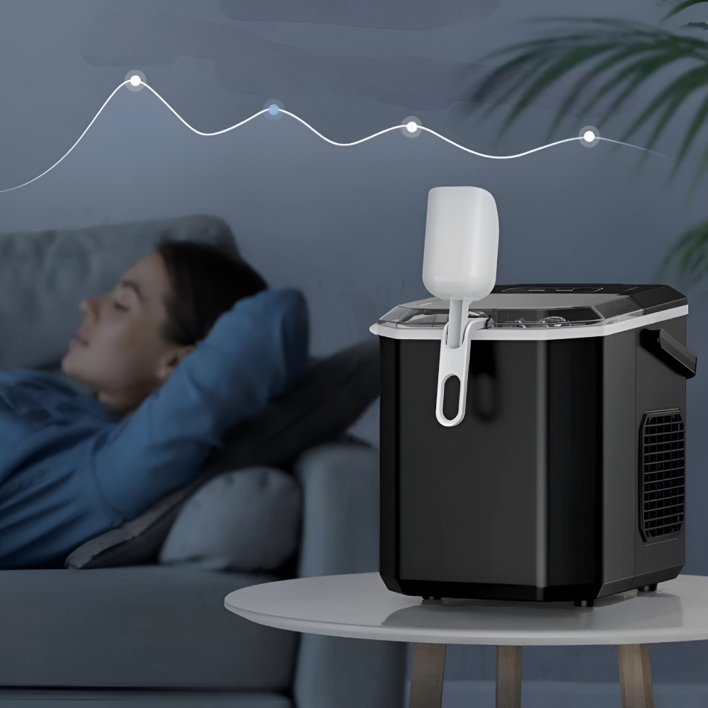 Máquina de hielo portátil para encimera con enfriamiento