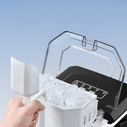 Máquina de hielo portátil para encimera con enfriamiento