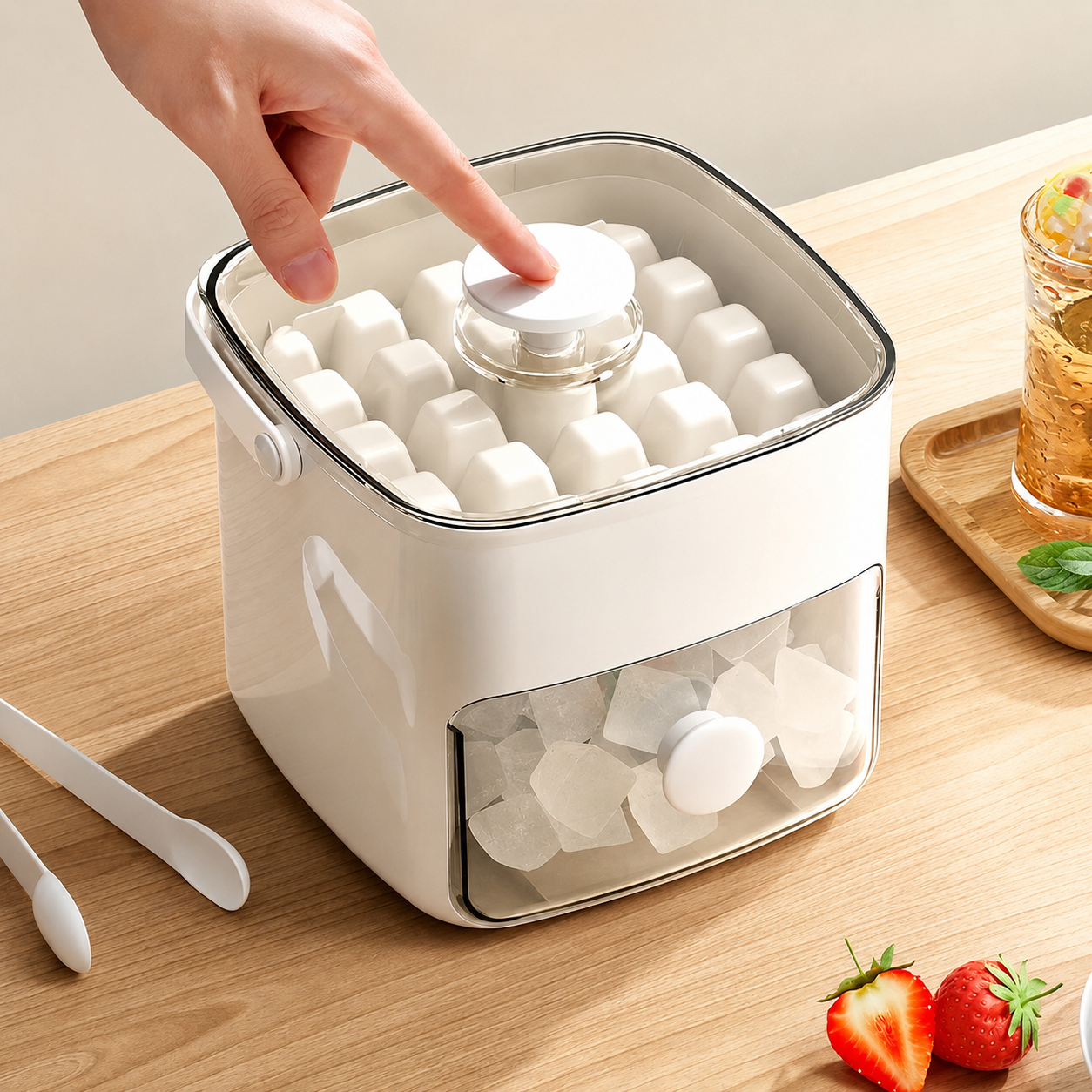 Ice Maker Countertop Portable Fast Ice Cube Machine