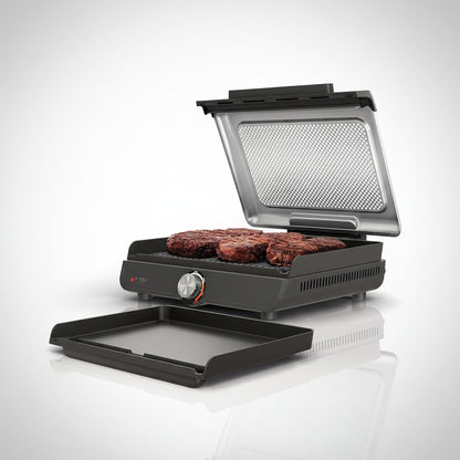 Indoor Grill Griddle 500°F Nonstick Plate Family Meals