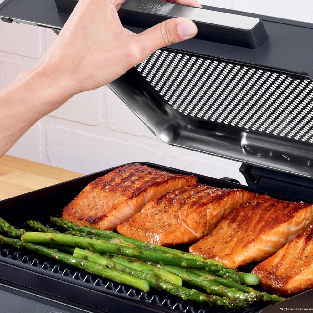 Indoor Grill Griddle 500°F Nonstick Plate Family Meals