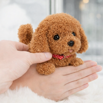 Giocattolo di Peluche Interattivo Cane Robot Cucciolo Che Cammina, Abbaia e Scodinzola
