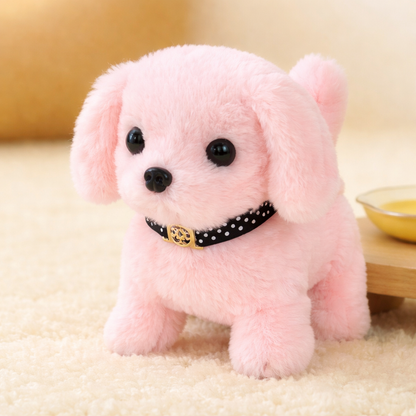 Giocattolo di Peluche Interattivo Cane Robot Cucciolo Che Cammina, Abbaia e Scodinzola