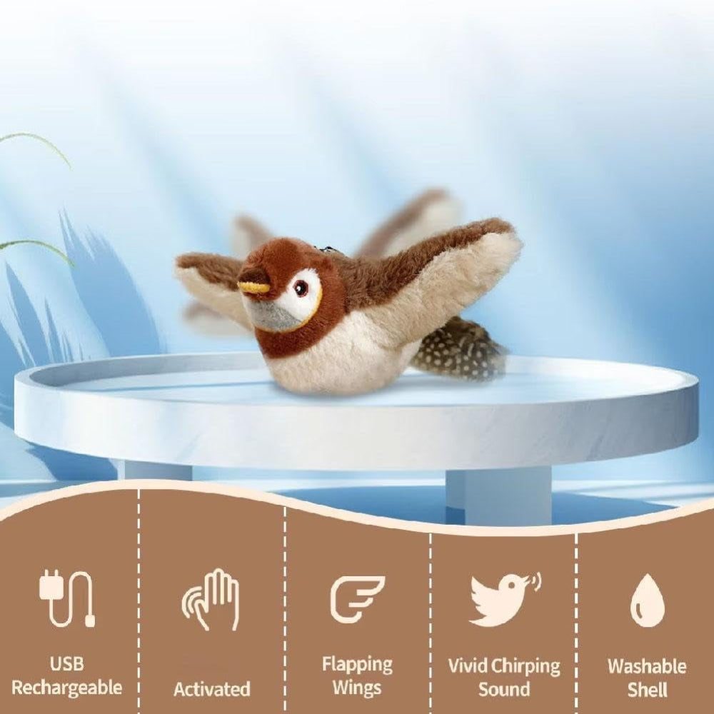 Interactive Cat Toy Bird with Realistic Sounds and Motion 2