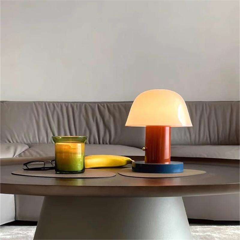 Mushroom Table Lamp | Modern Rechargeable LED Light