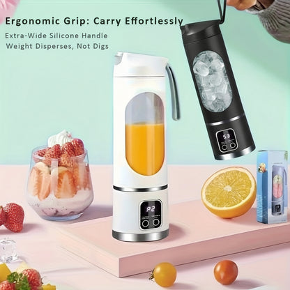 כוס בלנדר ניידת עם סוללה נטענת ב-USB לבקבוק מיץ חלק