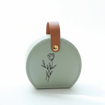 Scatola per Gioielli Regalo per la Festa della Mamma Astuccio Personalizzato per Orecchini da Viaggio