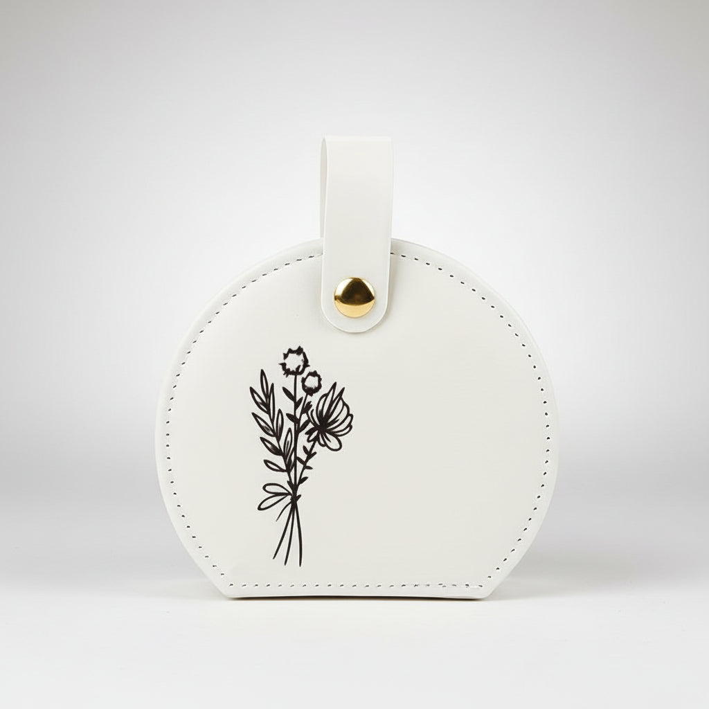Scatola per Gioielli Regalo per la Festa della Mamma Astuccio Personalizzato per Orecchini da Viaggio