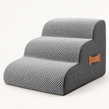 Gelenkschonende Hundetreppe aus weichem Schaumstoff für Haustiere