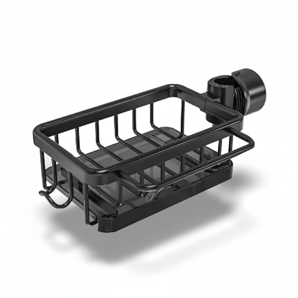 Küchenspülen-Organizer Aluminium-Aufbewahrungskorb Schnellentwässerungs-Design