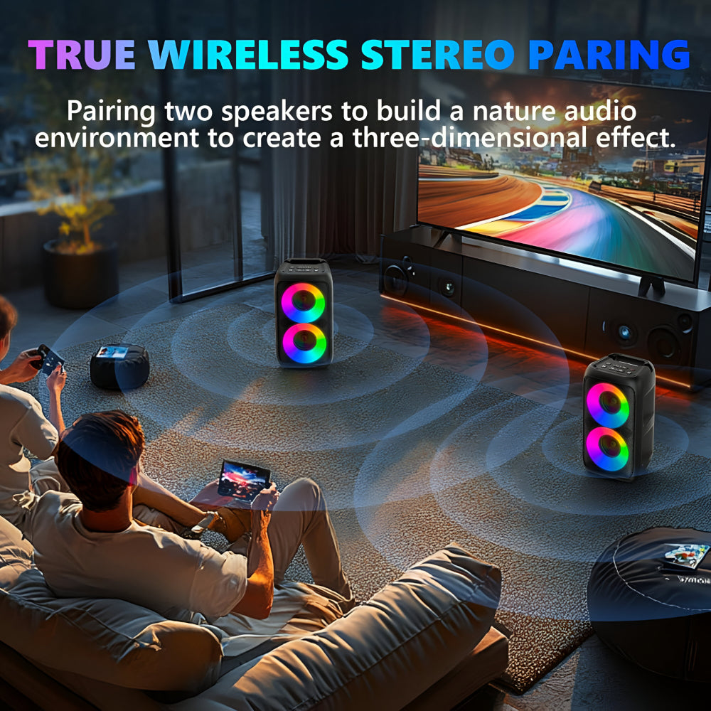 Karaoke Machine Wireless Portable Speaker Microphones