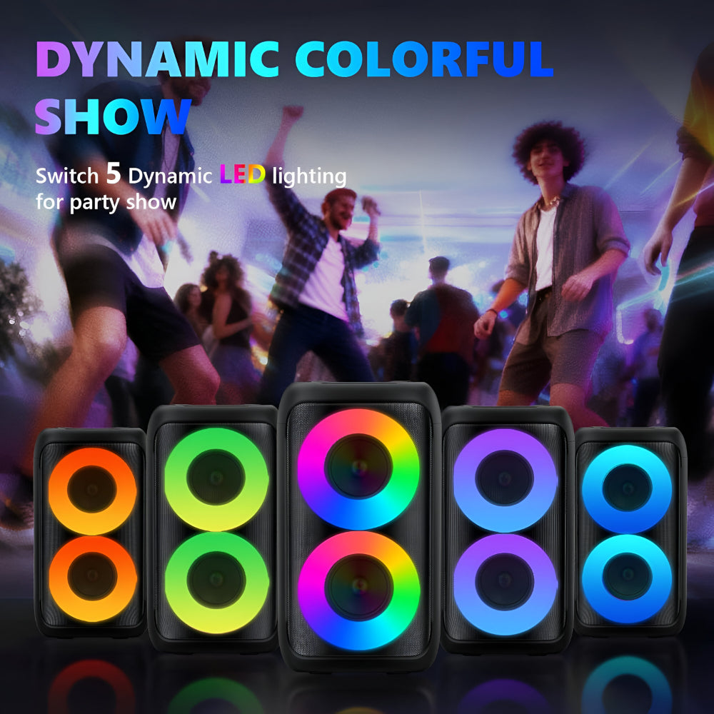 Karaoke Machine Wireless Portable Speaker Microphones