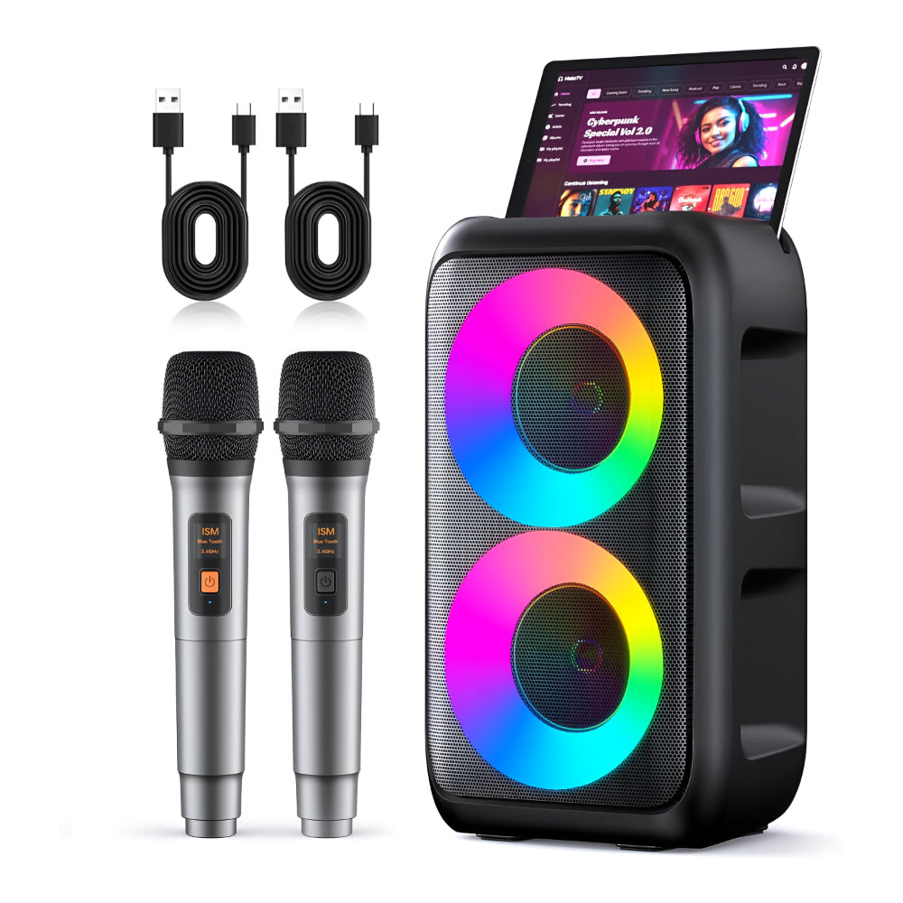 Karaoke Machine Wireless Portable Speaker Microphones