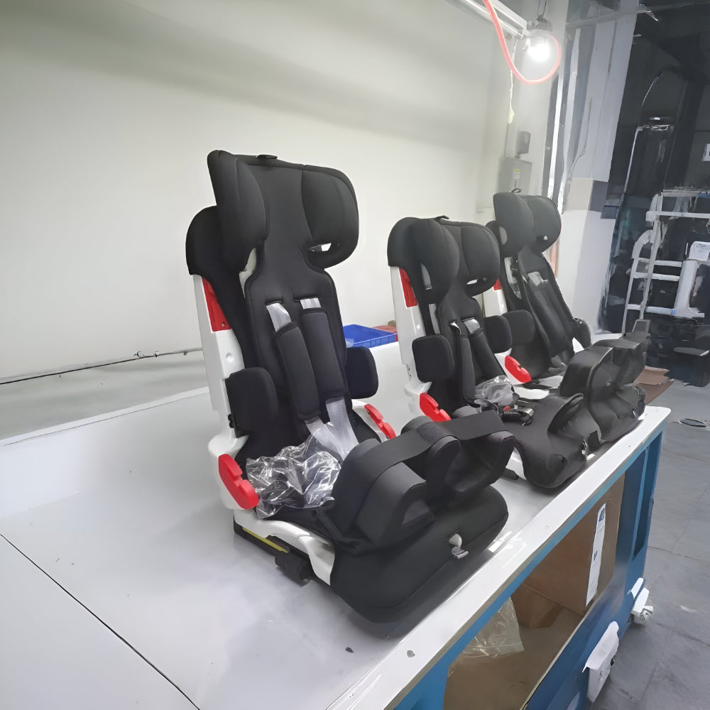 Seggiolino Auto Rialzo per Bambini Sedia di Supporto Regolabile per Viaggio