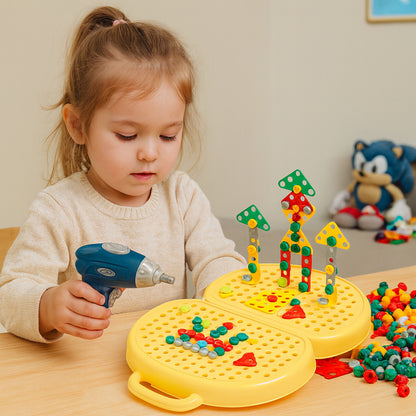 Kids Toy Montessori Building Set STEM Activity Kit