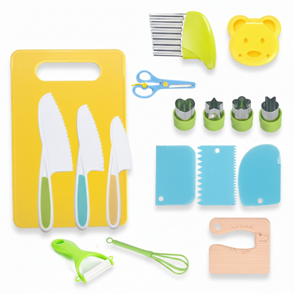 Set da cucina per bambini Strumenti di cottura sicuri per bambini Cuochi principianti