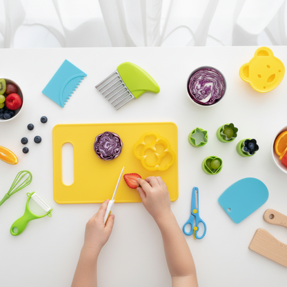 Set da cucina per bambini Strumenti di cottura sicuri per bambini Cuochi principianti