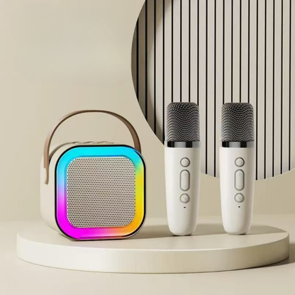Kids Mini Karaoke Machine Bluetooth Speaker Wireless Microphone