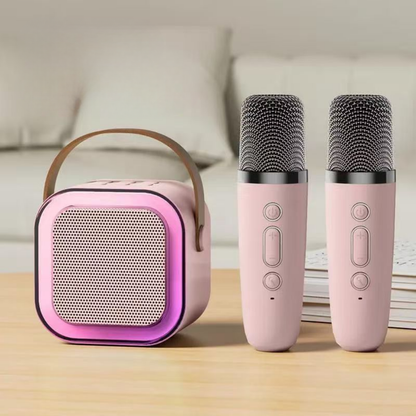 Kids Mini Karaoke Machine Bluetooth Speaker Wireless Microphone