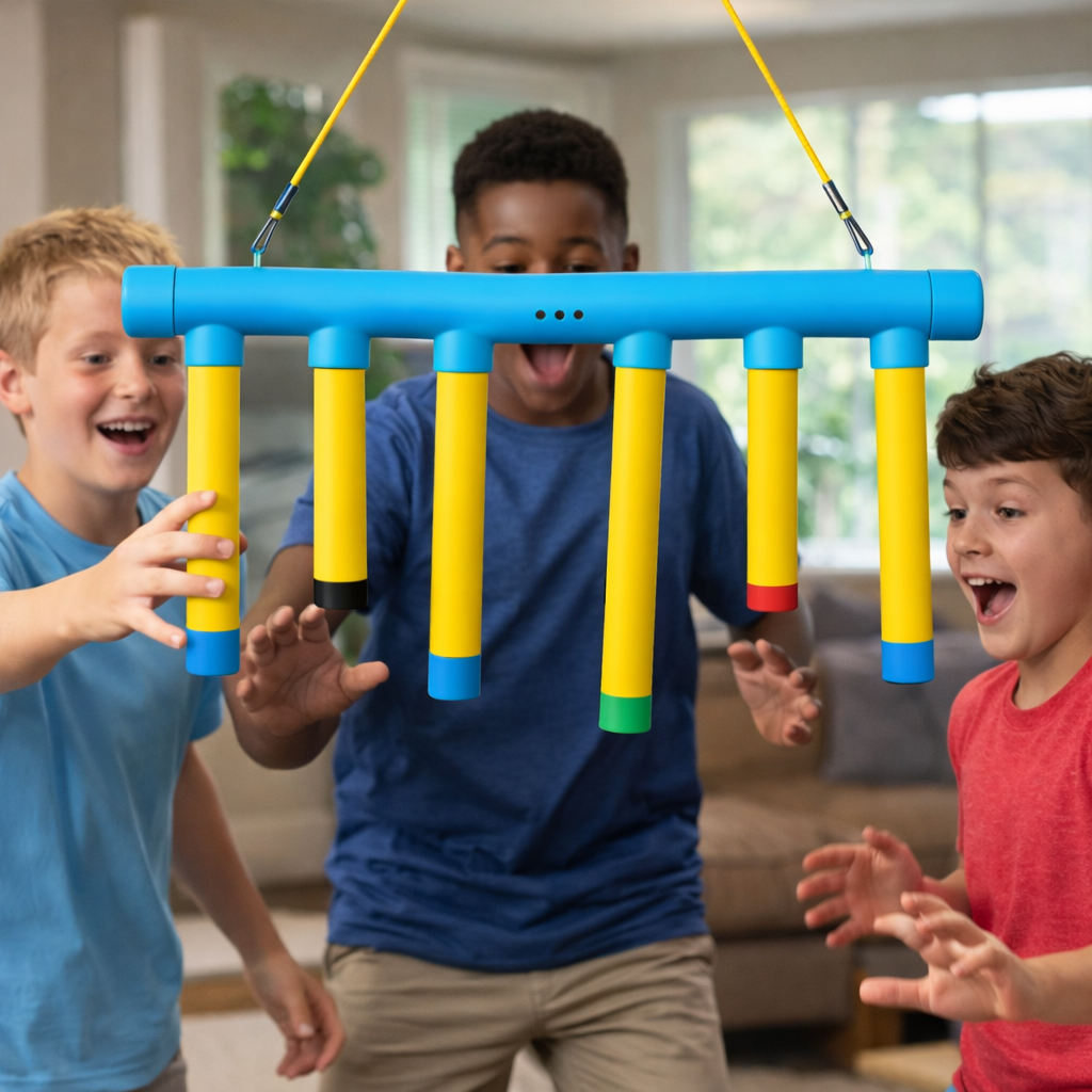 Juego de reacción para niños Entrenamiento de reflejos Juguete de caída de palo