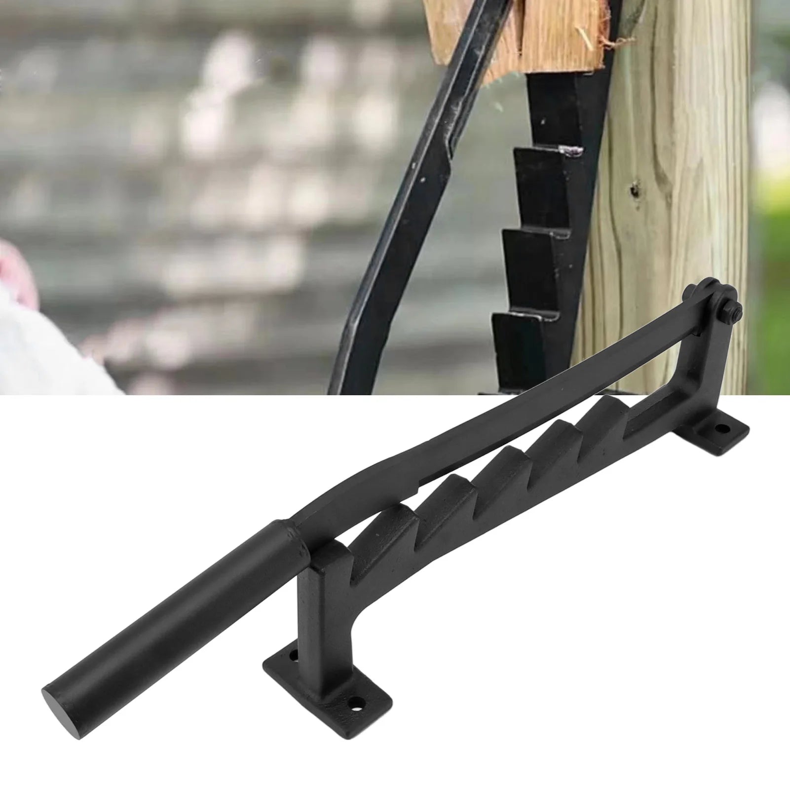 WoodMount | Wall Mounted Kindling Splitter | High Carbon Steel Cutter