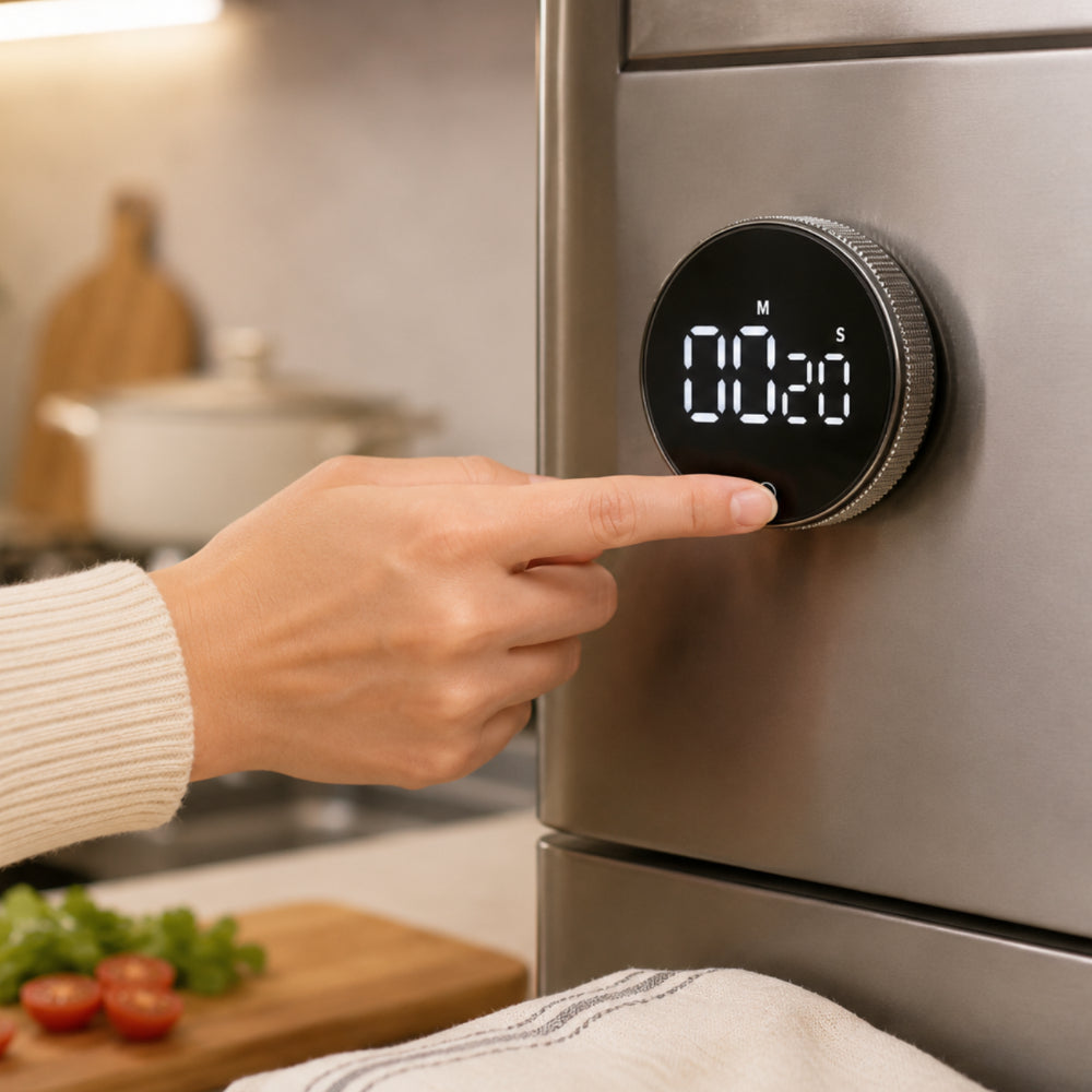 Digitale Küchenuhr mit Countdown und Magnetfunktion