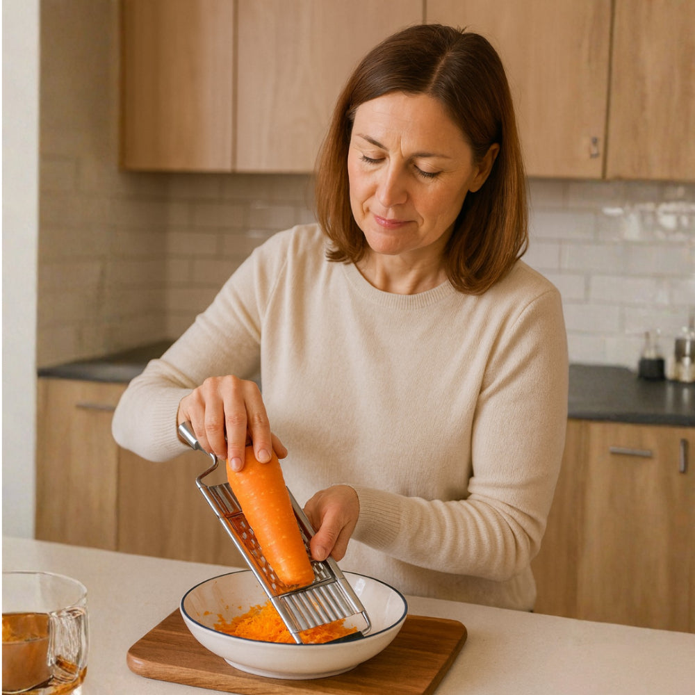 Juego de cortador mandolina de acero inoxidable para verduras de cocina