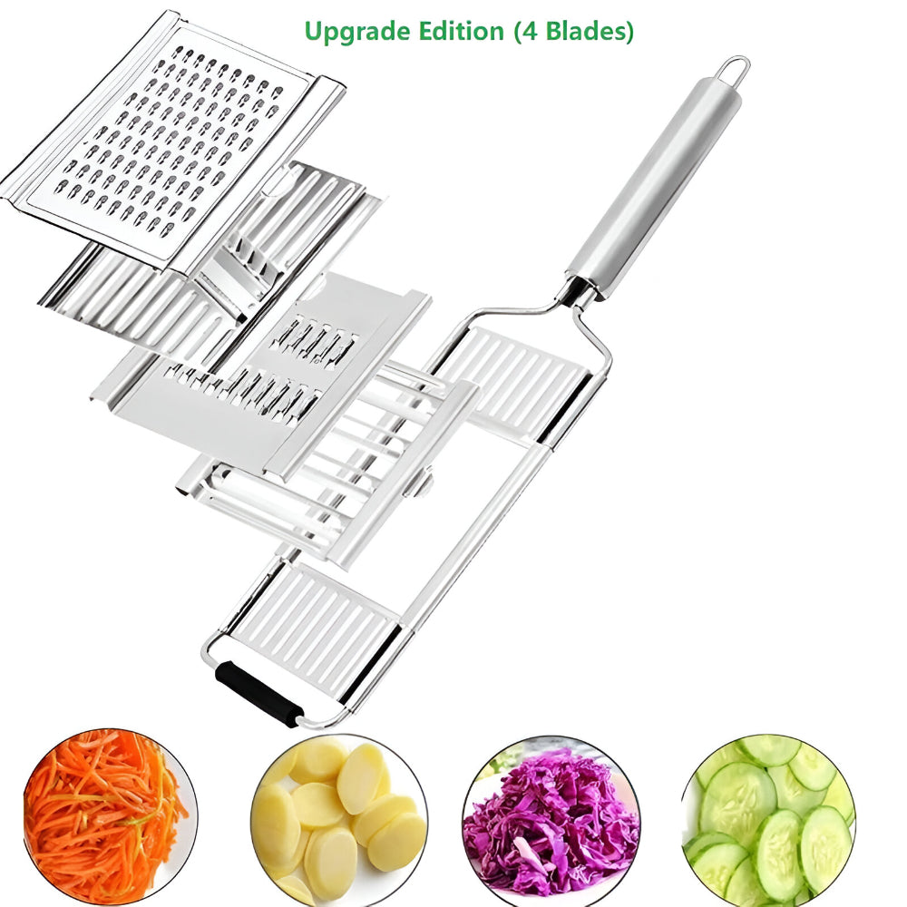 Juego de cortador mandolina de acero inoxidable para verduras de cocina