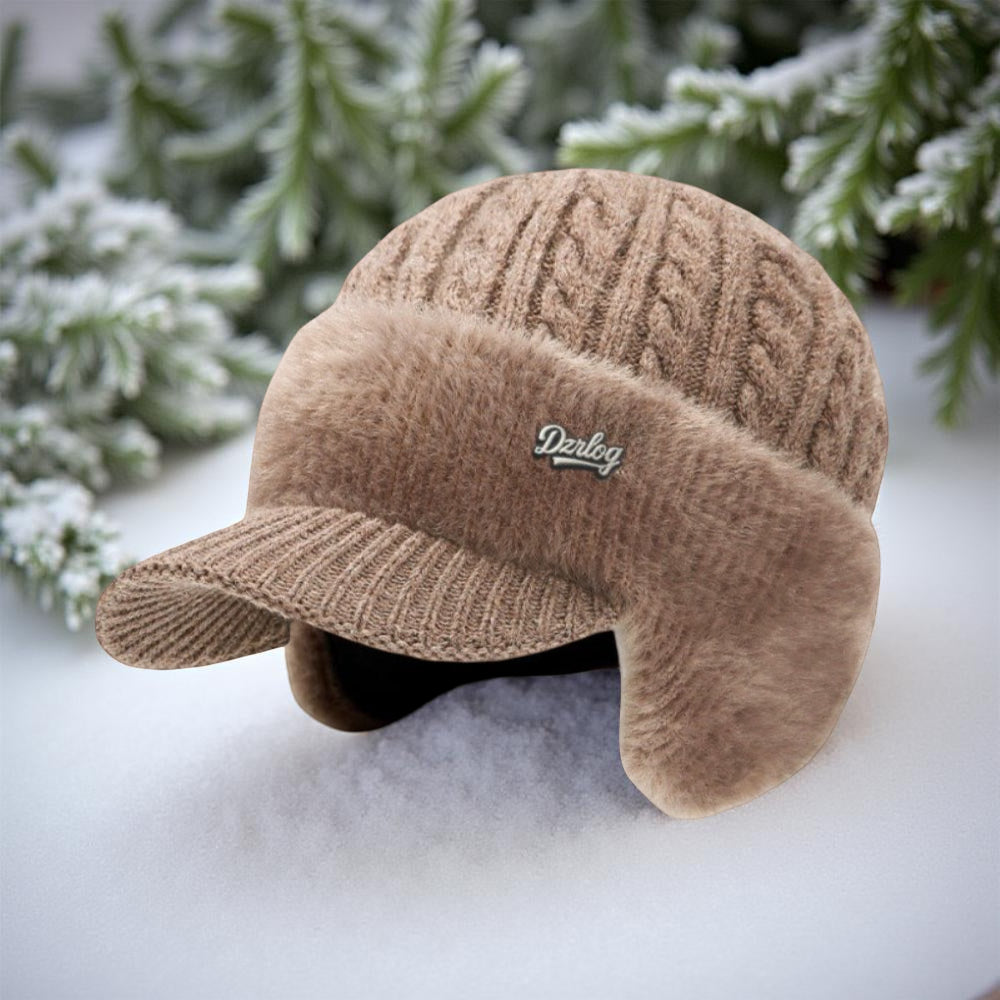 Knit Trapper Hat Ear Flap Winter Cold Weather Cap – DecorsDeluxe
